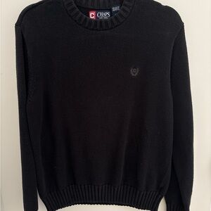 Thrifted Chaps Black Men's Sweater